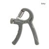 NEW 5-60Kg Gym Fitness Hand Grip Men Adjustable Finger Heavy Exerciser Strength for Muscle Recovery Hand Gripper Trainer - Grey