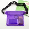 Waterproof Waist Bag For Swiming; Diving; Fanny Pack For Beach - Purple