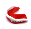 Mouth Guard Gum Shield Professional Mouth Guard for Contact Sports Adult - red-white