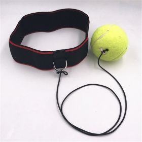 Boxing Reflex Ball Punching Ball on String with Headband Training Speed Reaction - green