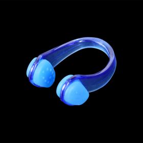 Waterproof Silicone Pool Accessories Swim Earplug Swimming Nose Clip Earplug Suit - Blue