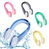 Waterproof Silicone Pool Accessories Swim Earplug Swimming Nose Clip Earplug Suit - Yellow