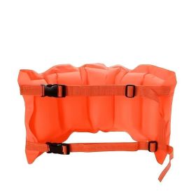 Swimming Equipment; Inflatable Flotation Belt For Boys And Girls Beginners; Training Set - Tangerine