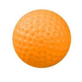 20pcs/pack Golf Hollow Practice Ball; Teaching Practice Ball - Orange - Pack Of 20