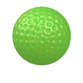 20pcs/pack Golf Hollow Practice Ball; Teaching Practice Ball - Green - Pack Of 20