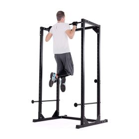 Indoor Strength Training Adjustable Heights Multi-Function Fitness Pull Up Equipment - Black - Style B