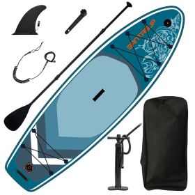 Inflatable Paddle Board, Stand Up Paddle Boards for Adults, Sup Board for Fishing, Wide Stance for All Levels, Inflatable Standup Paddleboard - Q-WIND