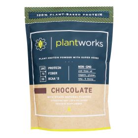 Plant Works - Protein Powder Chocolate - Case Of 4-23.8 Oz - Default