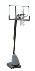 Use for Outdoor Height Adjustable 7.5 to 10ft Basketball Hoop 44 Inch Backboard Portable Basketball Goal System with Stable Base and Wheels - as Pic