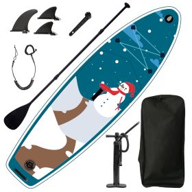 Inflatable Stand Up Paddle Board 9.9'x33"x5" With Accessories - as Pic