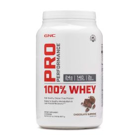 GNC Pro Performance 100% Whey Protein Powder - Chocolate Supreme, 25 Servings - GNC