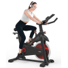 Indoor Cycling Exercise Bike Stationary, Home Gym Workout Fitness Bike with Comfortable Cusion, LCD Display and Hand Pulse - as Pic