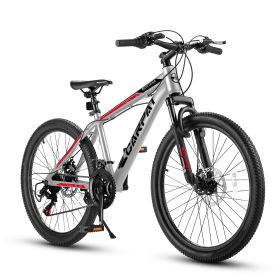 A26299 Rycheer 26 inch Mountain Bike Bicycle for Adults Aluminium Frame Bike Shimano 21-Speed with Disc Brake - as Pic