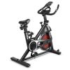 Adjustable Resistance Silent Belt Drive Gym Indoor Stationary Bike  - Black + Red - Professional Exercise Bikes