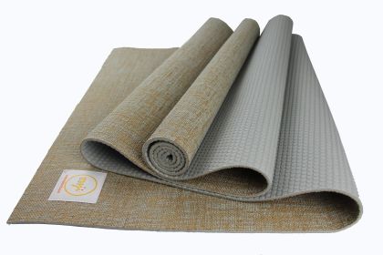 Jute Premium Eco Yoga Mat - Gray