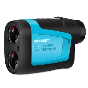 Professional Precision Laser Golf Rangefinder 656Yard 6X Magnification Distance Angle Speed Measurement - Blue