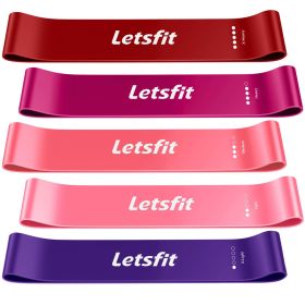 Fitness belt 5P (gradient red + purple) - default