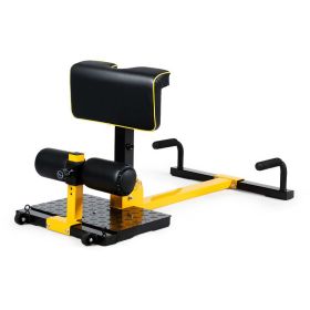 Home 8-in-1 Multifunctional Gym Squat Fitness Equipment - Black & Yellow - Exercise & Fitness