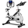 Indoor Cycling Professional Fitness Cycling Exercise Bike With LCD Monitor - Black - Professional Exercise Bikes