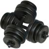 Dumbbells 2x33.1 lb - Black