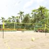 Volleyball Net Yellow and Black 324"x96.1" PE Fabric - 93744