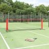 Tennis Net Black and Red 118.1"x39.4"x34.3" Polyester - 93756