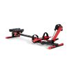 Adjustable Tension 4 in 1 Folding Rowing Machine - Red & Black - Exercise & Fitness