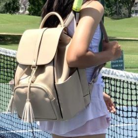 Tennis and pickleball bag - Sara collection  - beige