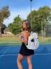 Tennis and pickleball bag - Sara collection  - white