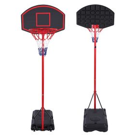 Portable Removable Adjustable Teenager Basketball Rack for Youth Kids Indoor Outdoor Use - as pictures