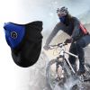 Half Face Mask Breathable Windproof Dustproof Neck Warmer for Bike Motorcycle Racing - Blue