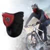 Half Face Mask Breathable Windproof Dustproof Neck Warmer for Bike Motorcycle Racing - Red