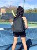 Cool new design light weight NiceAces backpacks for all tennis;  pickleball;  school;  travelling and all activites - Black