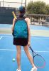 Cool new design light weight NiceAces backpacks for all tennis;  pickleball;  school;  travelling and all activites - Blue