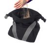 Weight Training Fitness Power Sandbag Adjustable Fitness Powerbag for Weight Lifting Exercise Heavy Sand Filled Bag Powerlifting and Workout - black