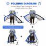 Backyard Moder Simple Pop Up Folding Training Soccer Net - Style A - Soccer Net