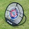 Folding Golf Training Net; Golf Practice Net Golf Rod Cutting Nets Portable Target Nets - Black