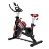 Indoor Cycling Professional Fitness Cycling Exercise Bike With LCD Monitor - Black & Red - Professional Exercise Bikes