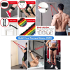 12-pcs Resistance Band Home Workout Set - Black & Red