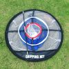 Folding Golf Training Net; Golf Practice Net Golf Rod Cutting Nets Portable Target Nets - Black