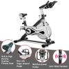 Indoor Cycling Professional Fitness Cycling Exercise Bike With LCD Monitor - Black - Professional Exercise Bikes