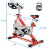 Indoor Cycling Professional Fitness Cycling Exercise Bike With LCD Monitor - Red - Professional Exercise Bikes