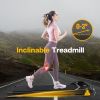 Under Desk Treadmill , Walking Treadmill 2 in 1 for Walking , Quiet and Powerful, Installation-Free - as Pic