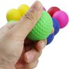 20pcs/pack Golf Hollow Practice Ball; Teaching Practice Ball - Green - Pack Of 20