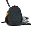 Cool new design light weight NiceAces backpacks for all tennis;  pickleball;  school;  travelling and all activites - Black