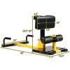 Home 8-in-1 Multifunctional Gym Squat Fitness Equipment - Black & Yellow - Exercise & Fitness