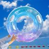 Adult's Cartoon Print Swimming Ring; Thickened Sequin Swimming Floats For Pool Beach Sea Summer - Diamond