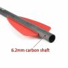 7.5" inch R9 Crossbow Bolts Carbon Arrows 2" Red Vanes with 100grain Broadhead - New