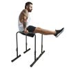 Power Tower Dip Station with Bench Pull Up Bar Stand Adjustable Height Heavy Duty Multi-Function Fitness Training Equipment - as Pic