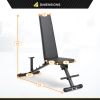 Adjustable Utility Weight Bench Six Positions - Black